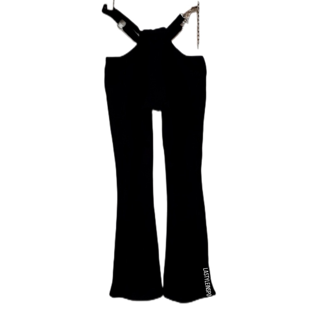 REVOLVE POSTER GIRL Chain Pants Cut Out Hips in Black Size Medium